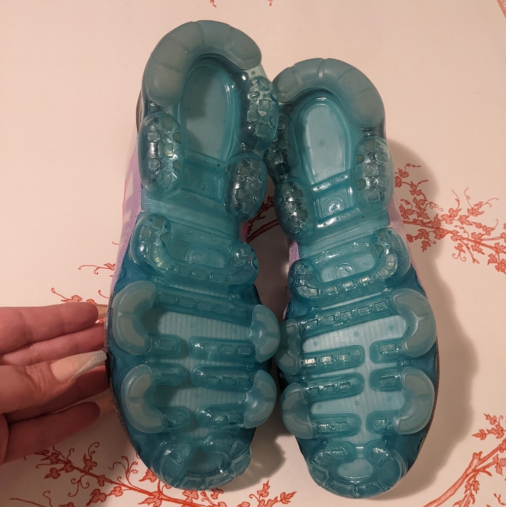 Nike Air Vapormax South Beach Turquoise Pink White Black Sneakers Women's 12 - Picture 15 of 16